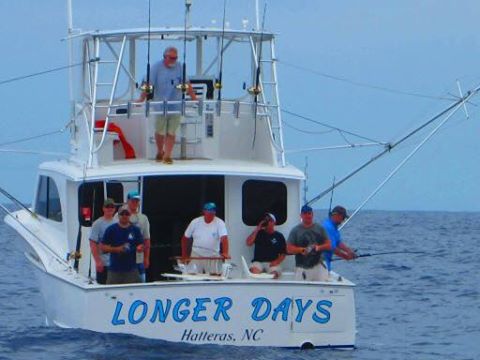 Longer Days Sportfishing Boat Offshore